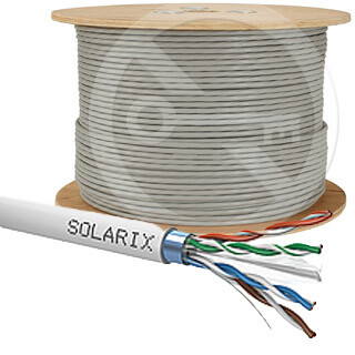 SOLARIX kábel CAT6 FTP PVC Eca 500m/cievka