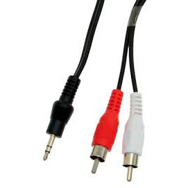 SBOX Kábel prepajaci jack 3,5mm/2x RCA (cinch) 2m