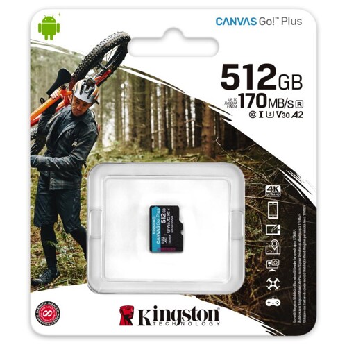 KINGSTON Micro SDXC CANVAS GO! Plus 512GB