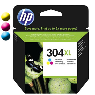 HP Cartridge HP 304XL Color 7ml (N9K07AE)