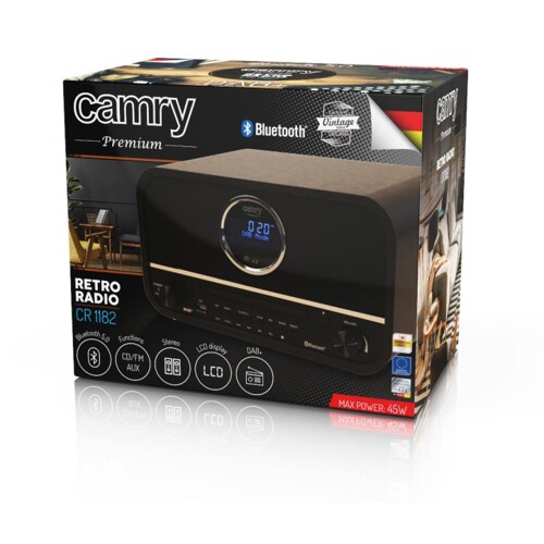 CAMRY CR 1182, FM Rádio v RETRO štýle s Bluetooth