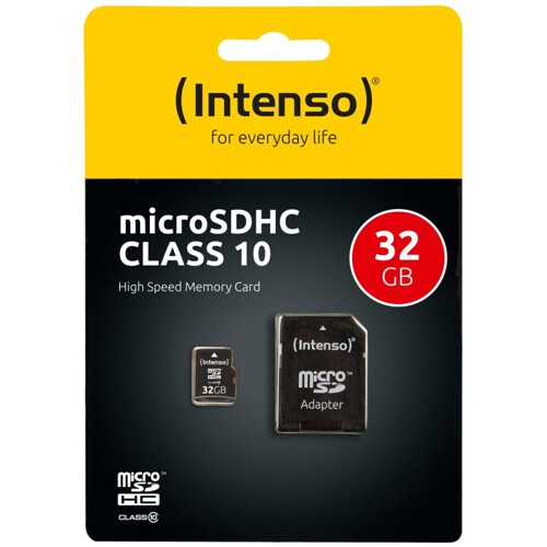 INTENSO Micro SDHC karta 32GB Class10