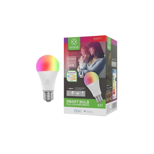 WOOX R9077, Smart Bulb E27 RGB+CCT ZigBee