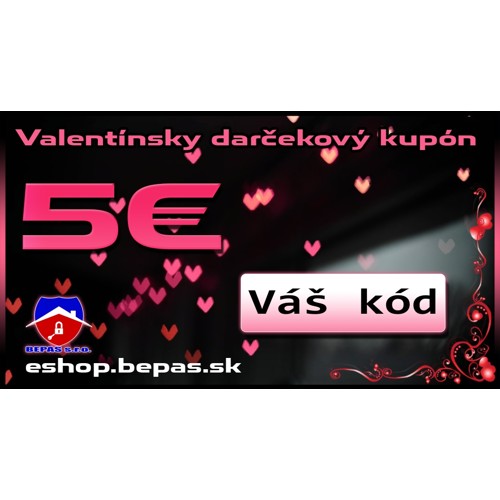 Valentínsky poukaz (5€)