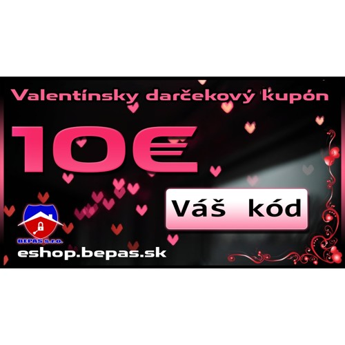 Valentínsky poukaz (10€)