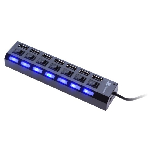 CONNECT IT CI-541, USB Hub 7x USB 2.0