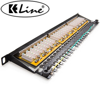 KELINE Patch panel KOMPAKT HD, Category 5E, 24xRJ4