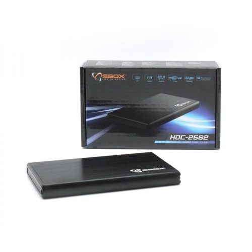 SBOX 2,5'' HDD Case HDC-2562 / USB-3.0 Black