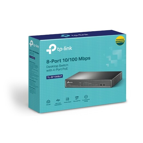 TP-Link TL-SF1008LP, Switch 8-Port/100Mbps/Des/PoE