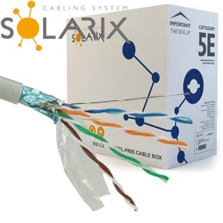 SOLARIX kábel FTP CAT5E PVC 305m/balenie