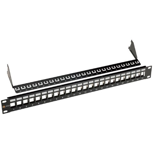 SOLARIX 19'' Neosadený UNI patch panel 24 portov 1U