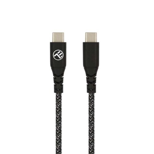 TELLUR Green, Kábel USB Type C/Type C, 1m, blk