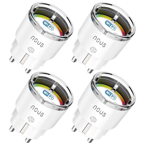 NOUS A1 (4-PACK), Smart Zásuvka, 15A, Schuko