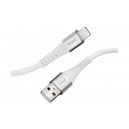 INTENSO A315C, Kábel USB-A - Lightning, 1,5m, biel