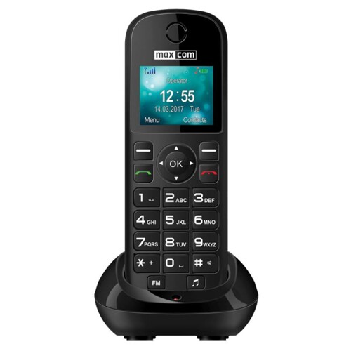 MAXCOM Telefón COMFORT MM35D čierny