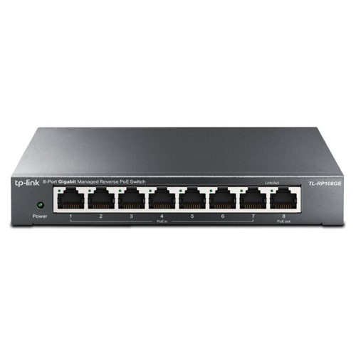 TP-Link TL-RP108GE, 8-Port Gbt Reverzny PoE switch