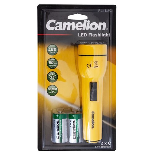 CAMELION Baterka 1LED FL1L2CB2R14P, žltá