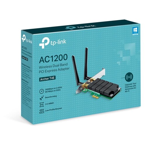 TP-Link Archer T4E AC1200 Bezdrôtový PCIe adaptér