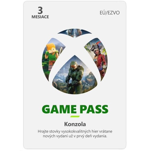 MICROSOFT Xbox Game Pass 3 mesiace (JPU-00086)