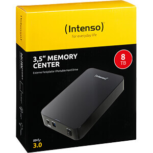 INTENSO 8TB MemoryCenter black 3,5'' 6031516