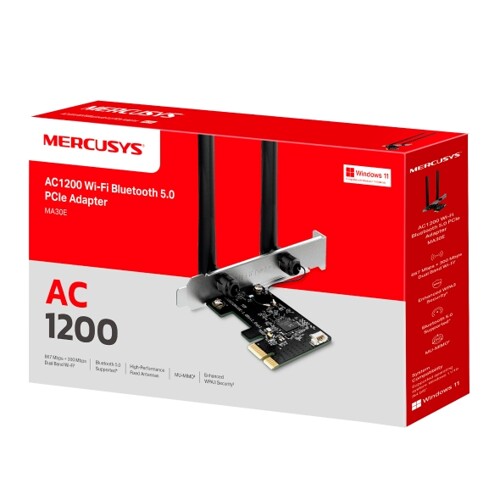 MERCUSYS MA30E, PCIe karta  AC1200 Wi-Fi adaptér