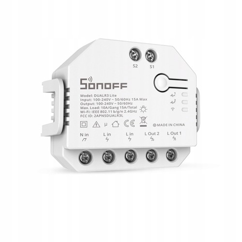 SONOFF DUAL R3 Lite, eWeLink Prepínač