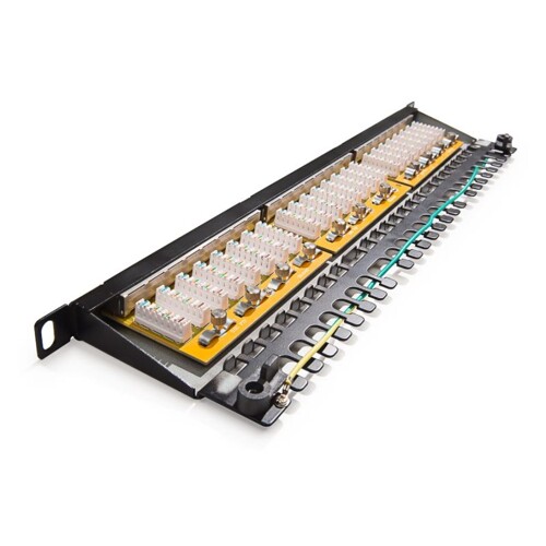 KELINE Patch panel KOMPAKT HD, Category 6, 24xRJ45