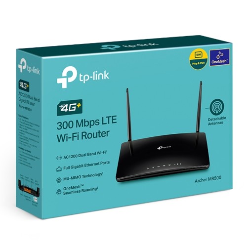 TP-Link Archer MR500, 4G+ Cat6 AC1200 Router