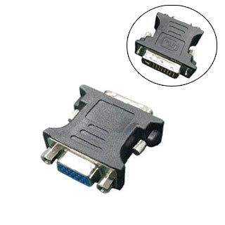 GEMBIRD Redukcia DVI-A 24pin/VGA 15pin čierna