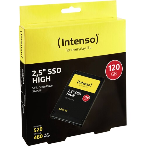 INTENSO SSD HIGH 120GB 2.5''/SATA3/7mm