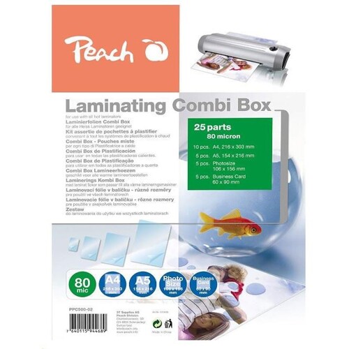 PEACH PPC500-02, Lamovací COMBI box, 25ks