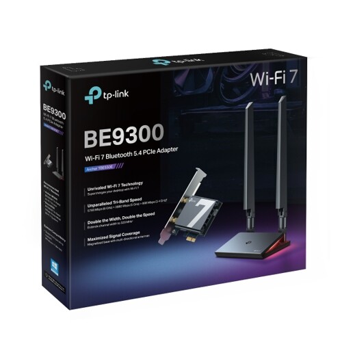 TP-Link Archer TBE550E, BE9300 WiFi 7 BT 5.4 PCIe