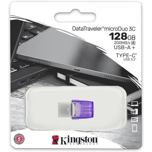 KINGSTON DataTraveler microDuo 3C USB 3.2, 128GB