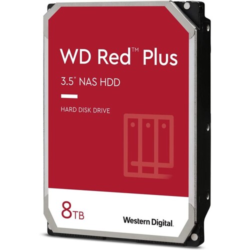 WD RED Plus 8TB/3,5''/256MB/26mm