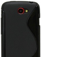 OEM Ochranný kryt na HTC One S Black Wave +  fólia