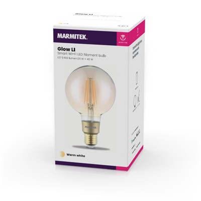 MARMITEK Glow LI LED filament E27, 650lm, 6W