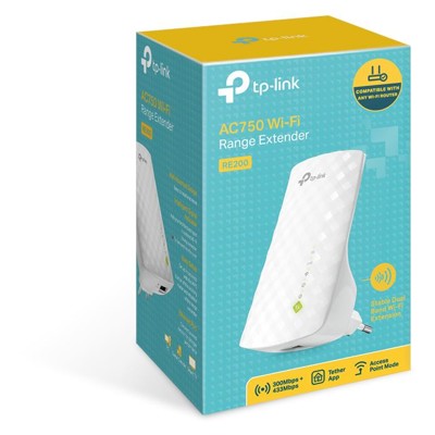 TP-Link RE200 AC750 Dual Band Wireless repeater