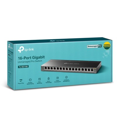 TP-Link Switch 16-Port/100/1000Mbps EasySmart