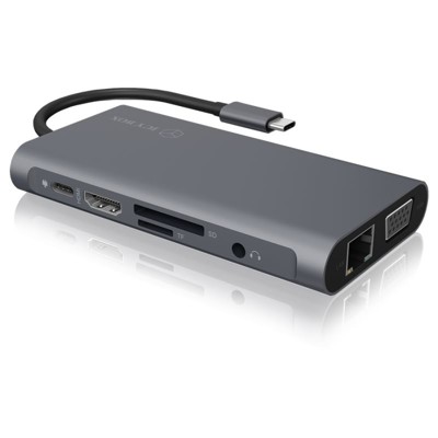 RAIDSONIC ICY BOX USB Type-C/HDMI+USB+Type C+RJ45