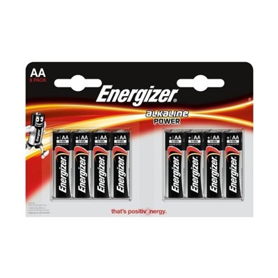 ENERGIZER Alkaline Power, Batérie, AA, LR6, 8ks