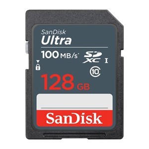 SanDisk Ultra SDXC 128 GB 100 MB/s Class 10 UHS-I
