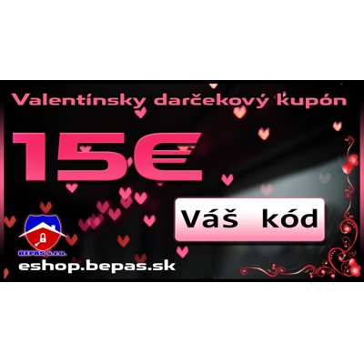 Valentínsky poukaz (15€)