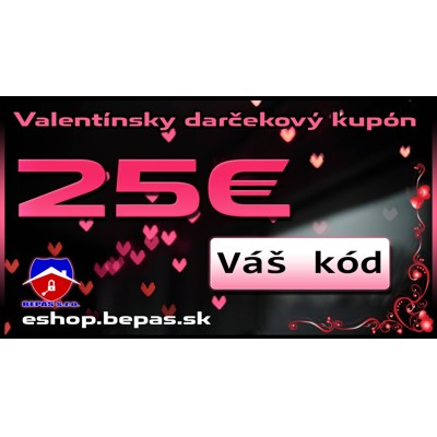 Valentínsky poukaz (25€)