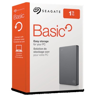 SEAGATE Basic Portable 2,5&#039;&#039; USB3.0 1TB, sivý