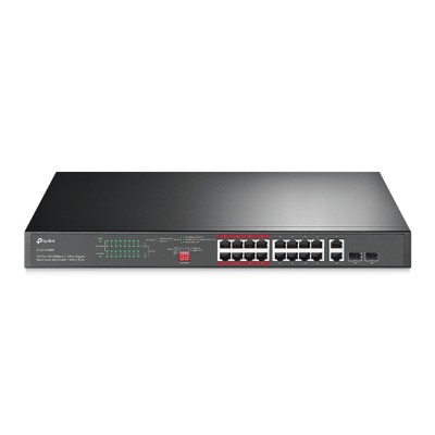TP-Link TL-SL1218MP, Switch 16-Port/100Mbps/Rack