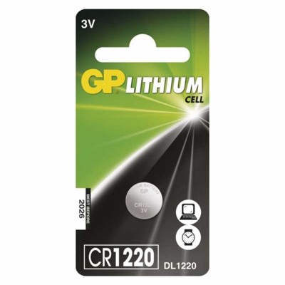 GP Batéria LITHIUM gombíkové CR1220 1ks 3V 36MAH
