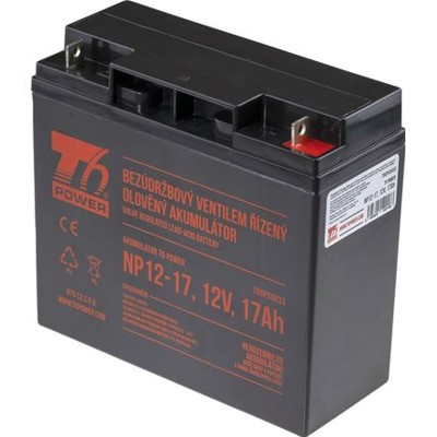 T6 POWER Akumulátor pre UPS, NP12-17, 12V, 17Ah