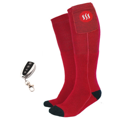 GLOVII Socks, Vyhrievané ponožky, M, červené
