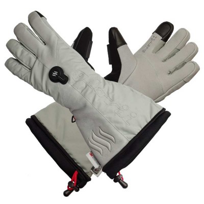 GLOVII Ski, Vyhrievané rukavice, M, šedé