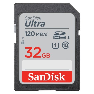 SanDisk Ultra SDHC 32 GB 120 MB/s Class 10 UHS-I